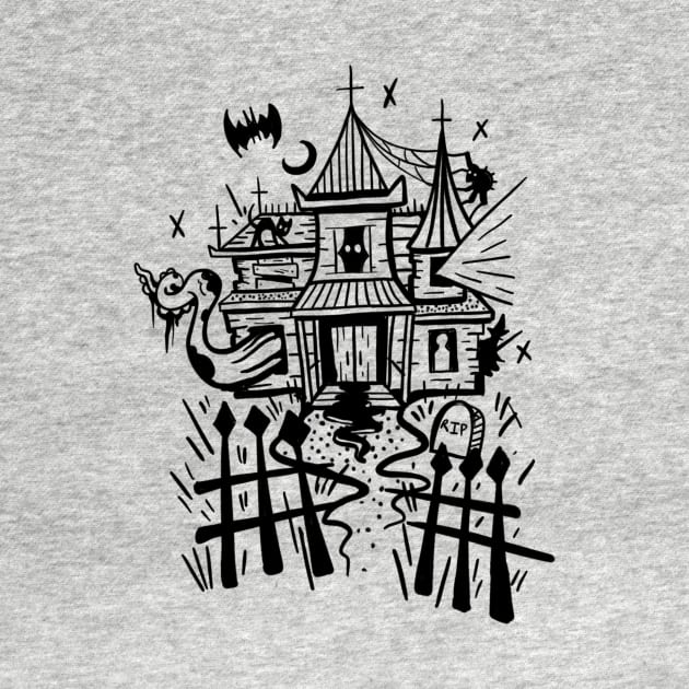 Haunted house by Uglyblacksheep